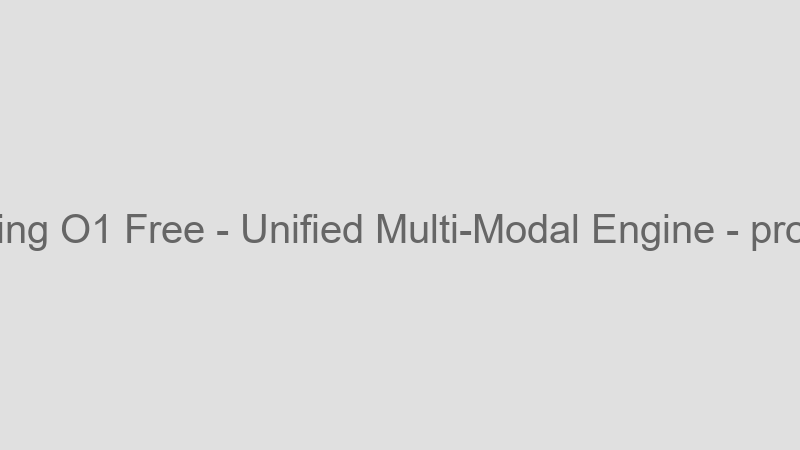 Unified Multi-Modal Engine