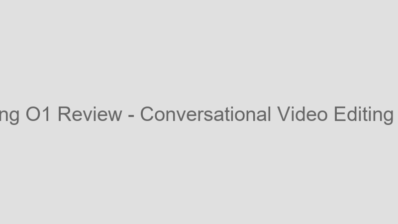 Conversational Video Editing