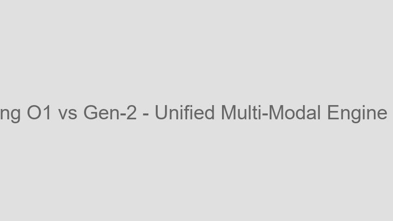 Unified Multi-Modal Engine