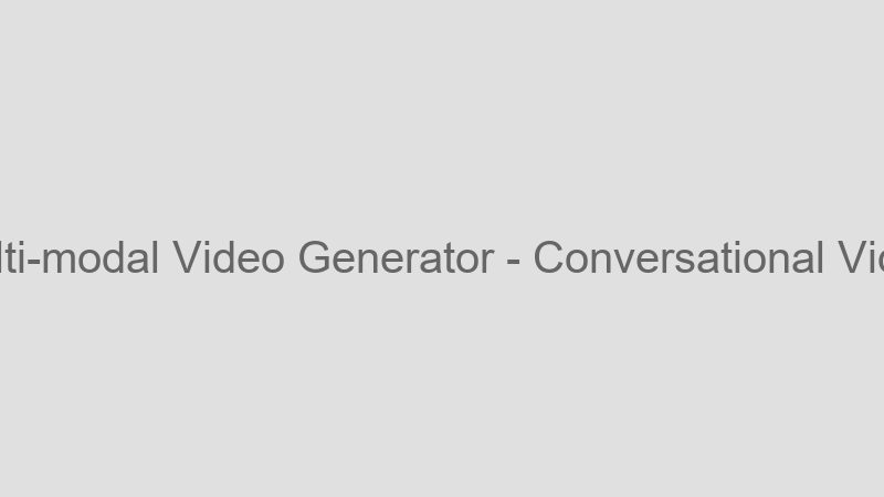 Conversational Video Editing