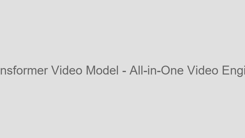 All-in-One Video Engine
