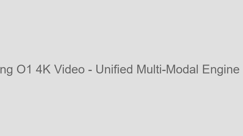 Unified Multi-Modal Engine